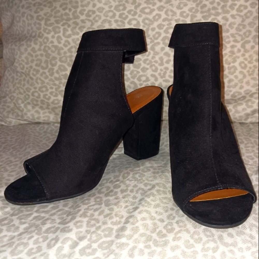 Rampage open toe heels